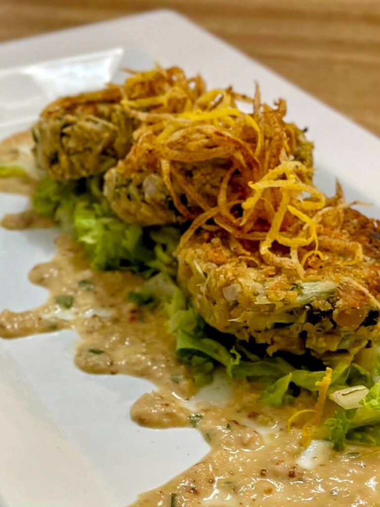 Artichoke Cakes Remoulade